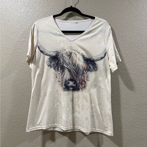 Highland Cow Graphic Tee